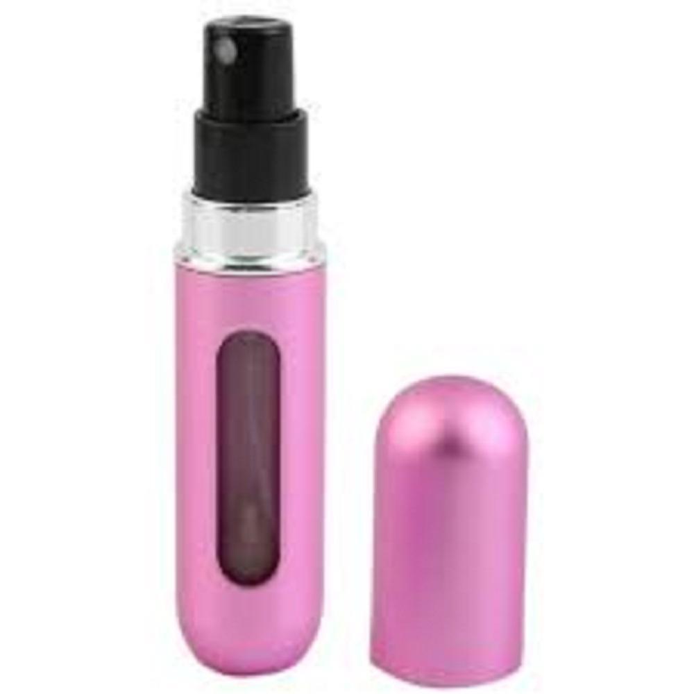 Atomizador Recargable Para Perfume Travalo Rosado