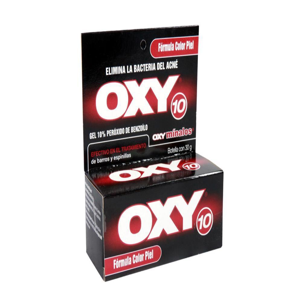 Oxy 10 Peroxido Da Benzoilo 10G Gel Topica Piel Caj 1 Fra 30 G