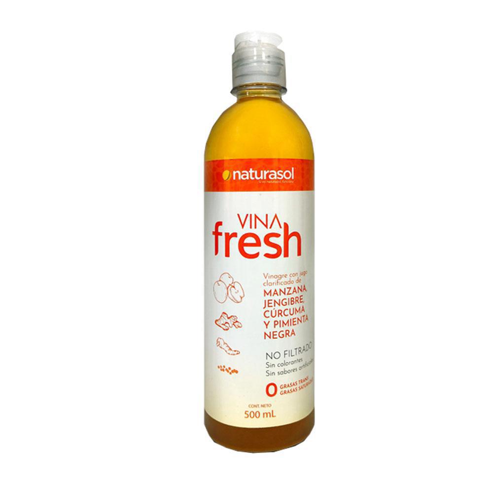 Vinagre De Manzana, Jengibre, Curcuma Y Pimienta Negra X500ml