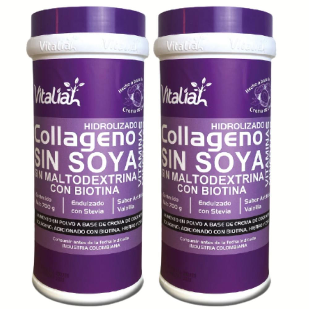Colágeno Hidrolizado A Base De Coco Para Batido 700Gm 3U