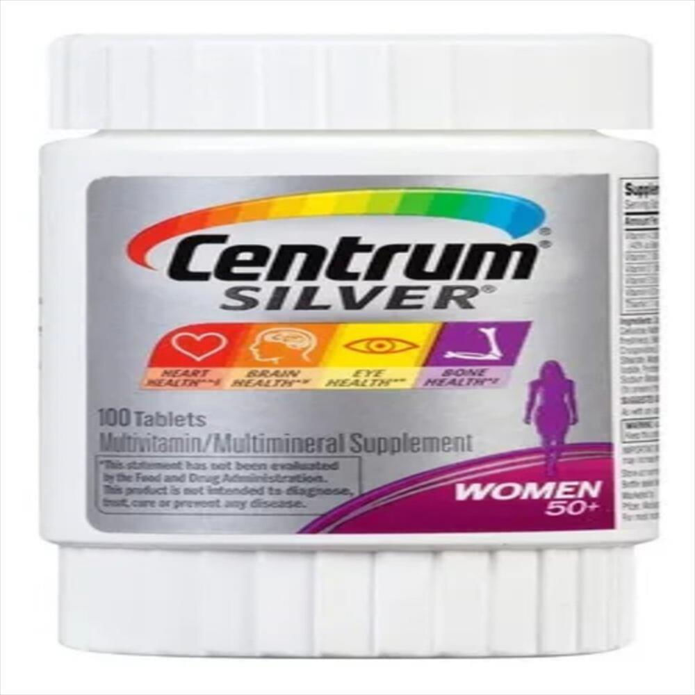 Centrum Silver Women Mujeres 50+ Años 100 Tab Multivitaminic img #2