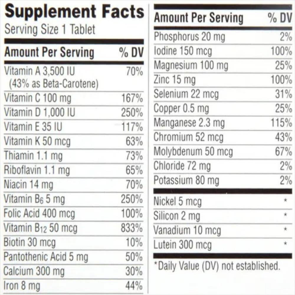 Centrum Silver Women Mujeres 50+ Años 100 Tab Multivitaminic img #3