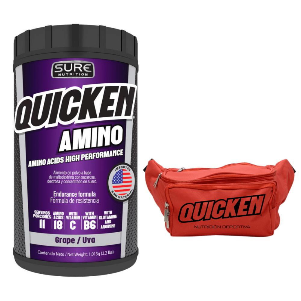 Aminoácidos Quicken Sabor Uva 1013 Gr + Canguro