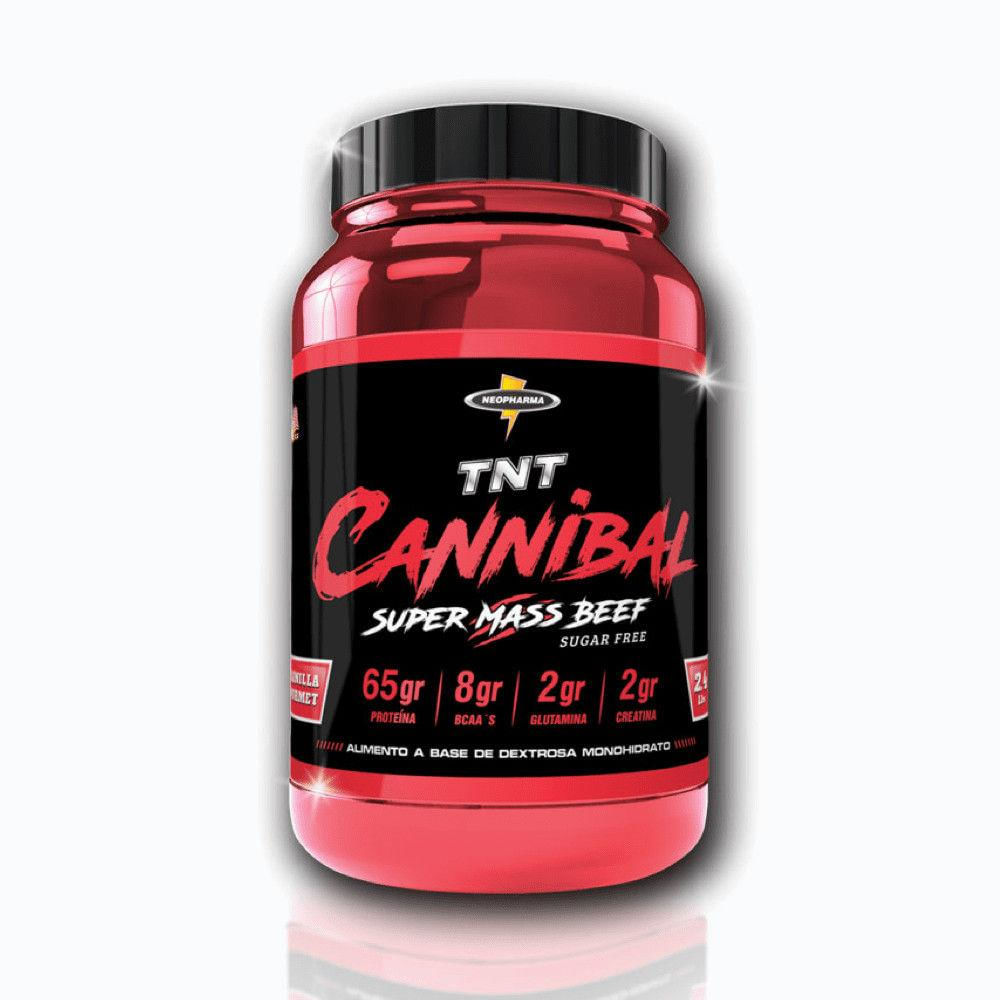 Proteína De Carne Cannibal Super Mass Beef 4,8Lb Chocolate
