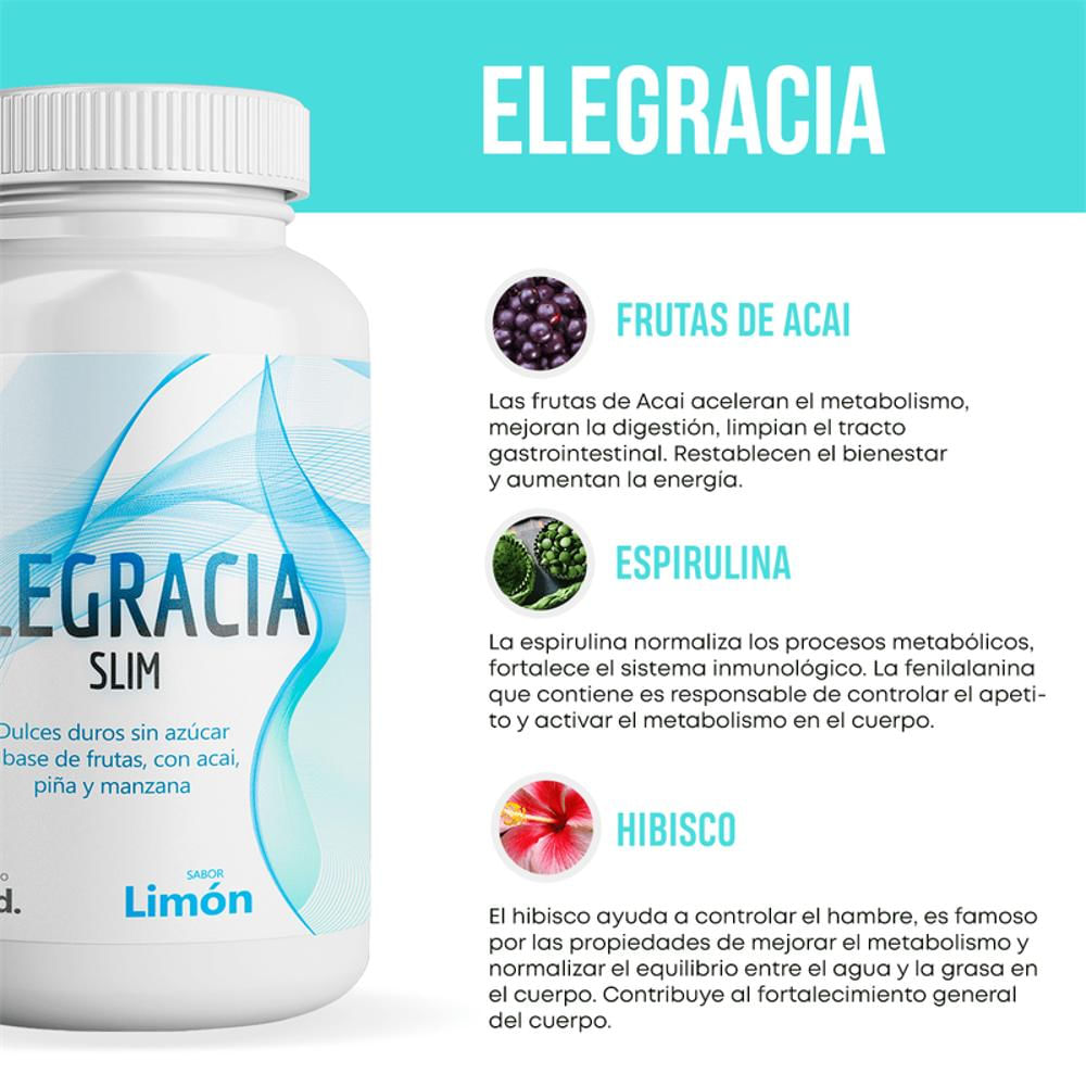 Elegracia Tabletas Apoyo Pérdida Peso img #3