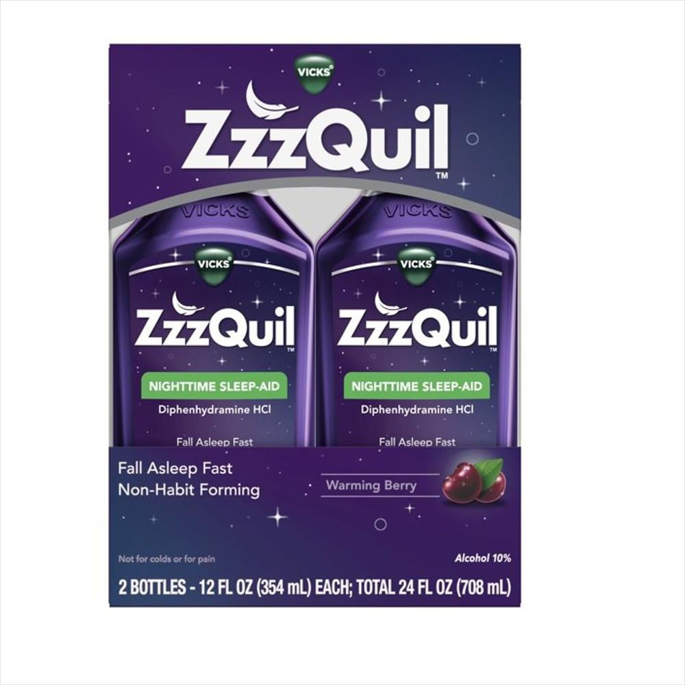 Vicks Zzquil Jarabe Para Dormir 354Ml X2 Unidades