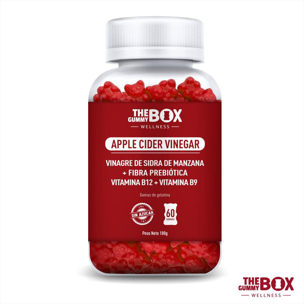 Gomitas The Gummy Box Suplementos Con Vinagre De Sidra De Manzana X 60 img #1