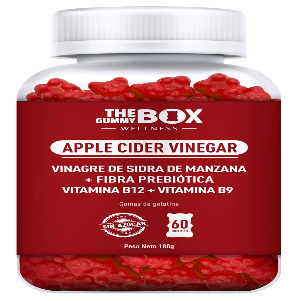 Gomitas The Gummy Box Suplementos Con Vinagre De Sidra De Manzana X 60 img #3