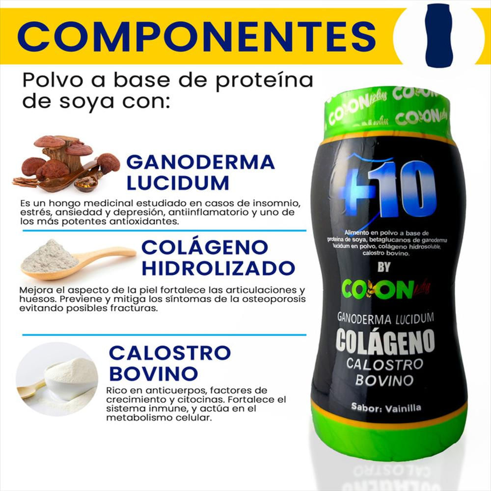 +10 Alimento Natural Marca Colon Plus X 450G img #3