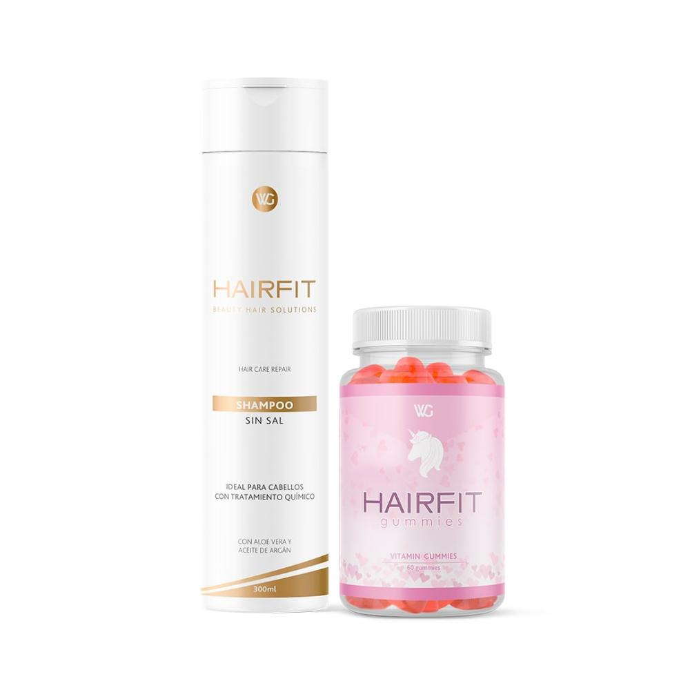 Kit Shampoo Reparador + Vitaminas En Gomita