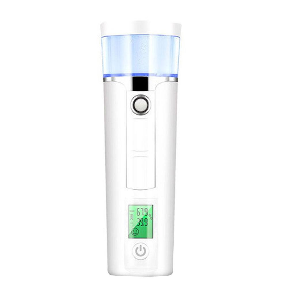 Vaporizador Facial Xq003 Limpieza Rostro Hidratante Power Bank Blanco
