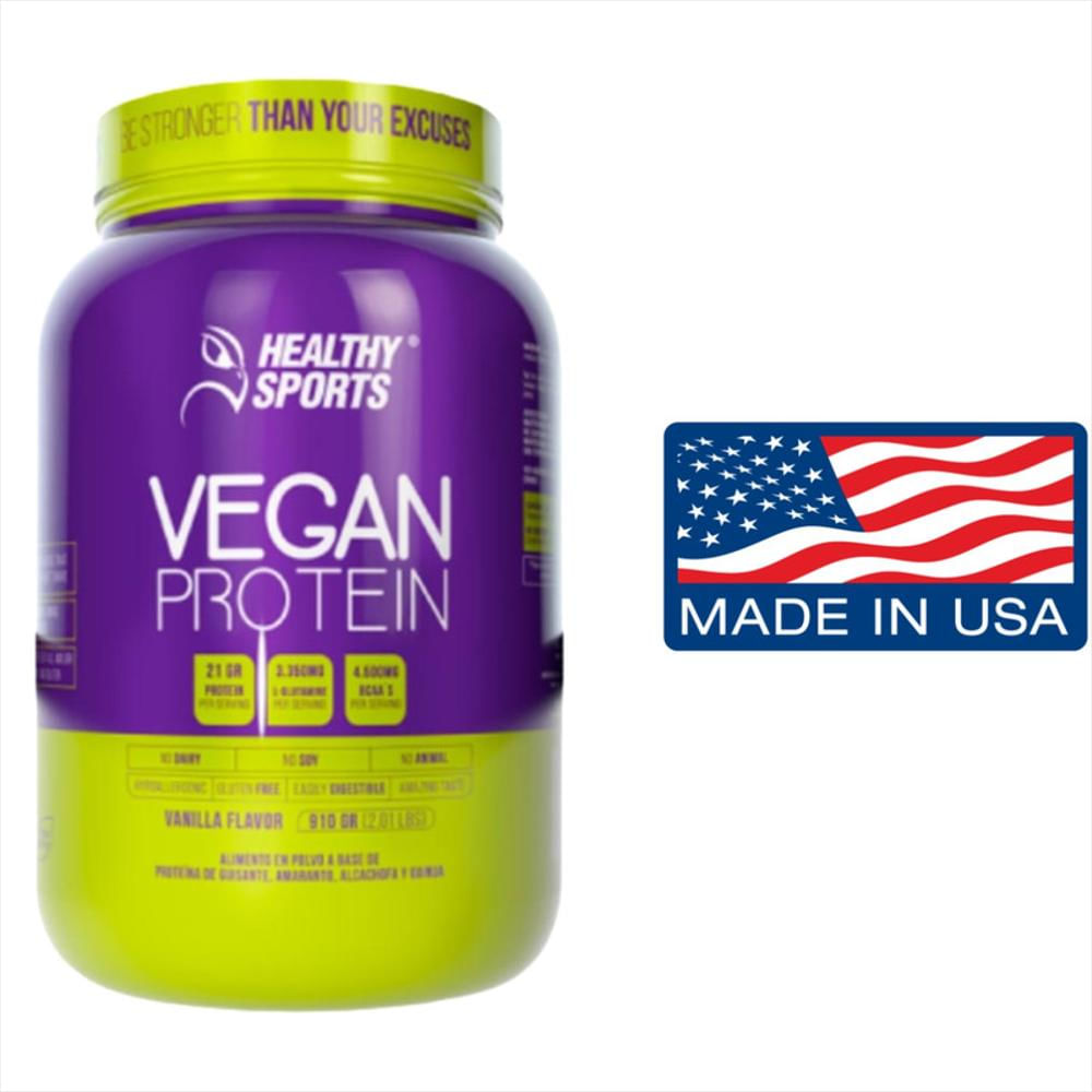 Proteína Vegan 910 Grs Healthy Sports