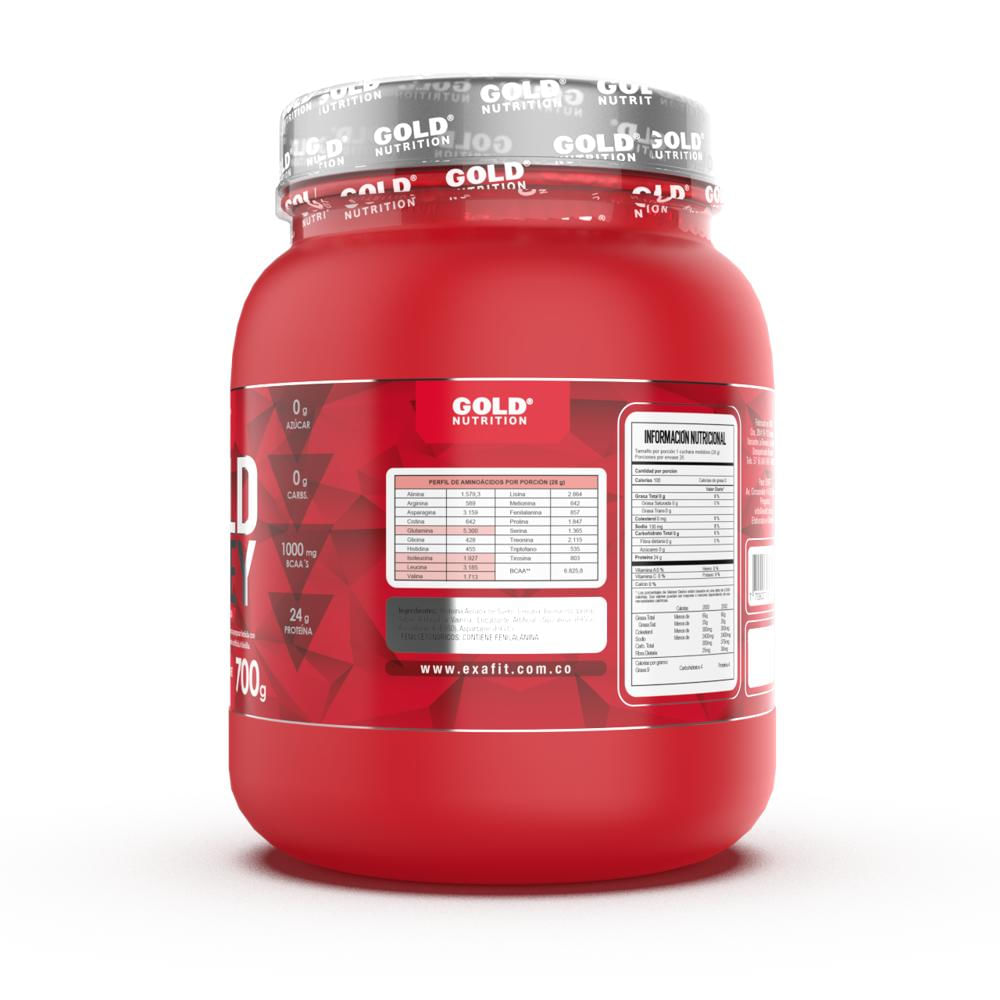 Proteína Gold Whey Aislada 700 Gr + Embudo img #5