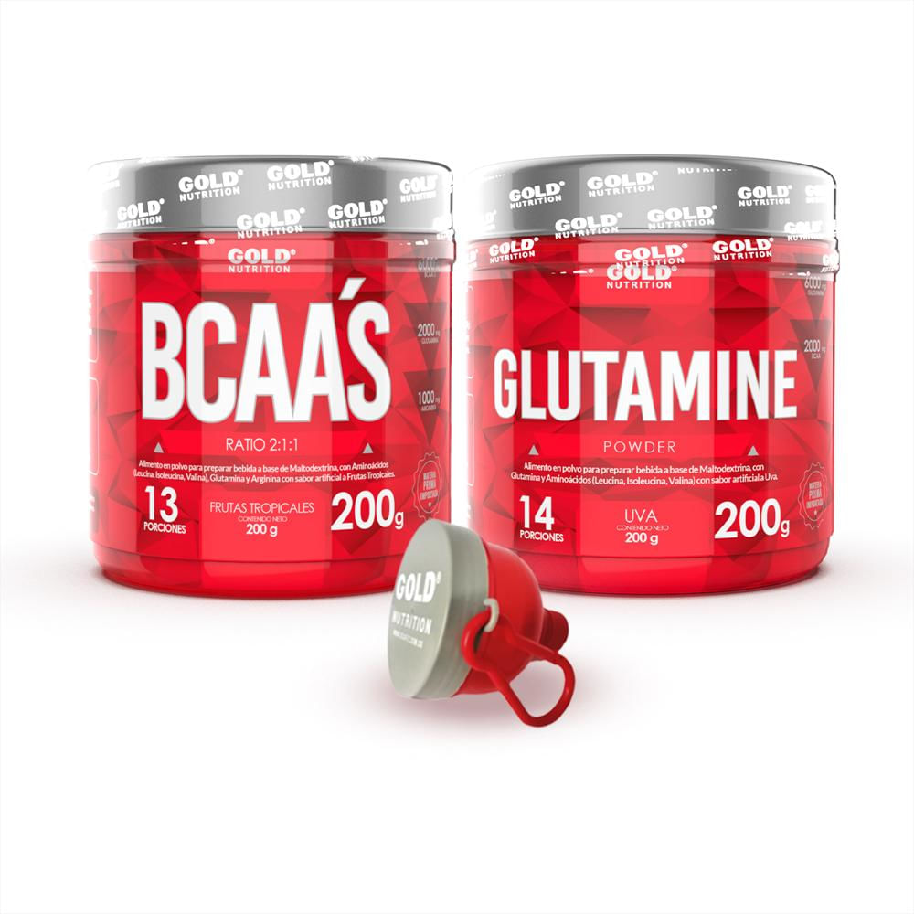 Aminoacidos Bcaas + Glutamina + Embudo