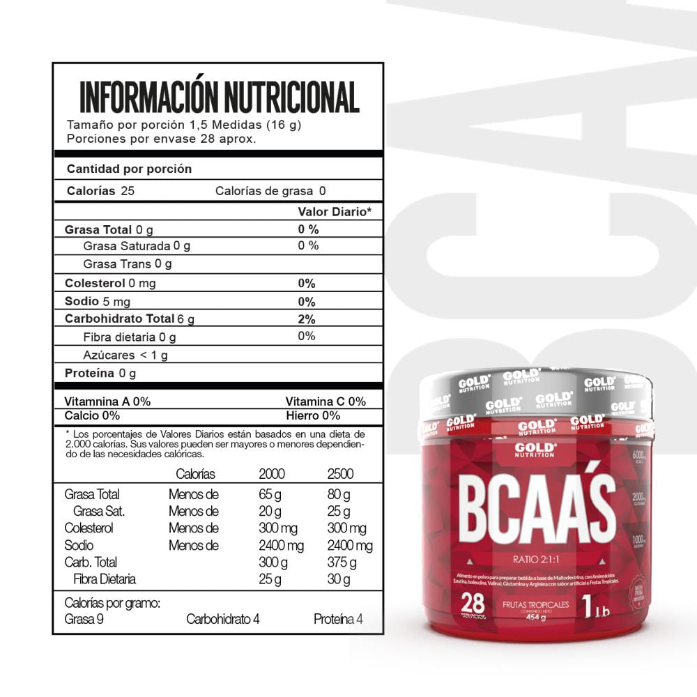 Aminoacidos Bcaas 1Lb + Glutamina 200 Gr + Shaker Energy Up img #2