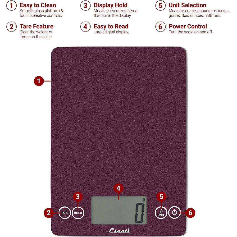 Escali Báscula Con Función De Conteo De Calorías img #2