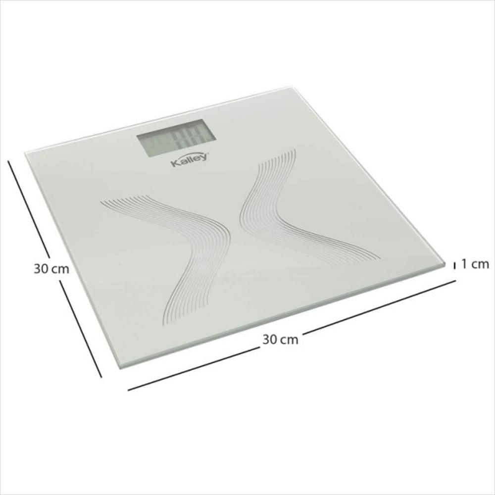 Bascula Digital Kalley Peso Maximo 150 Kg Superficie Vidrio img #2