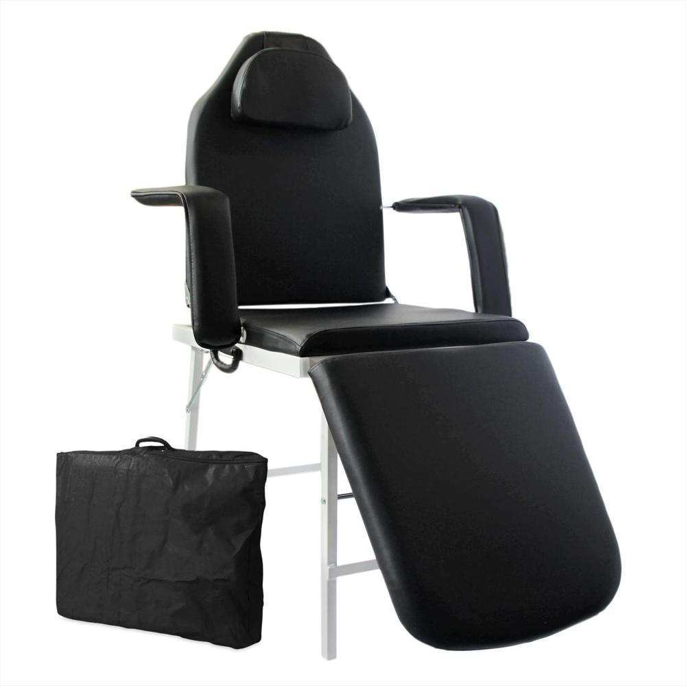 Cama Camilla Salon Spa Masaje Tatoo Portatil Facial Tatuaje Negra img #1