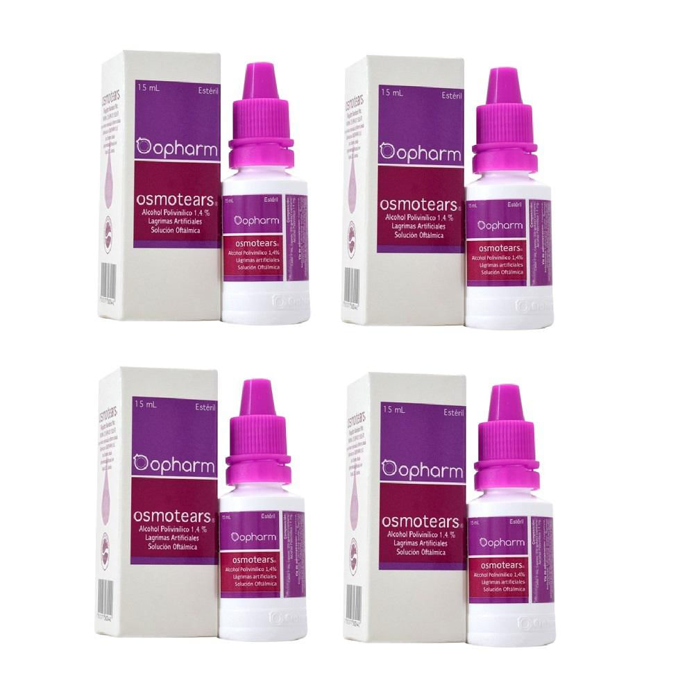 4 Gotas Ojos Lagrimas Oculares 15Ml