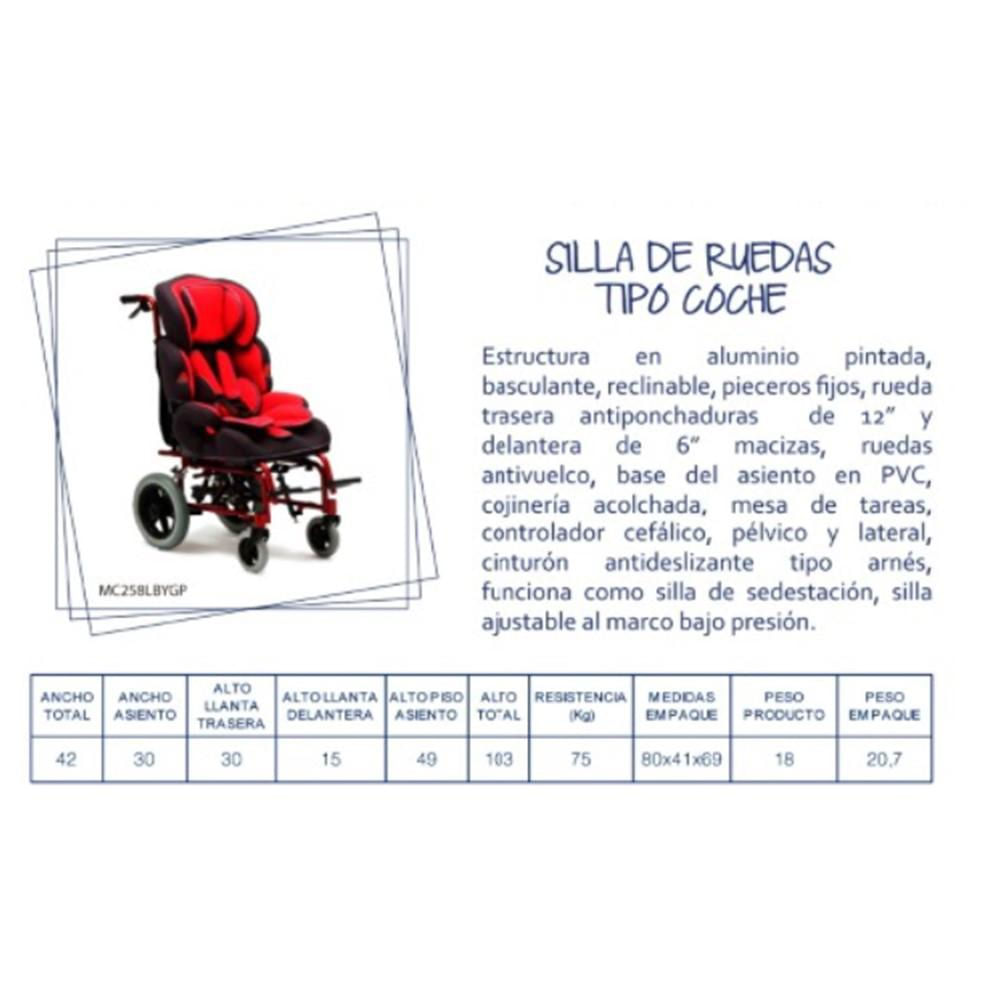 Silla Coche Neurologico Pediatrico img #2