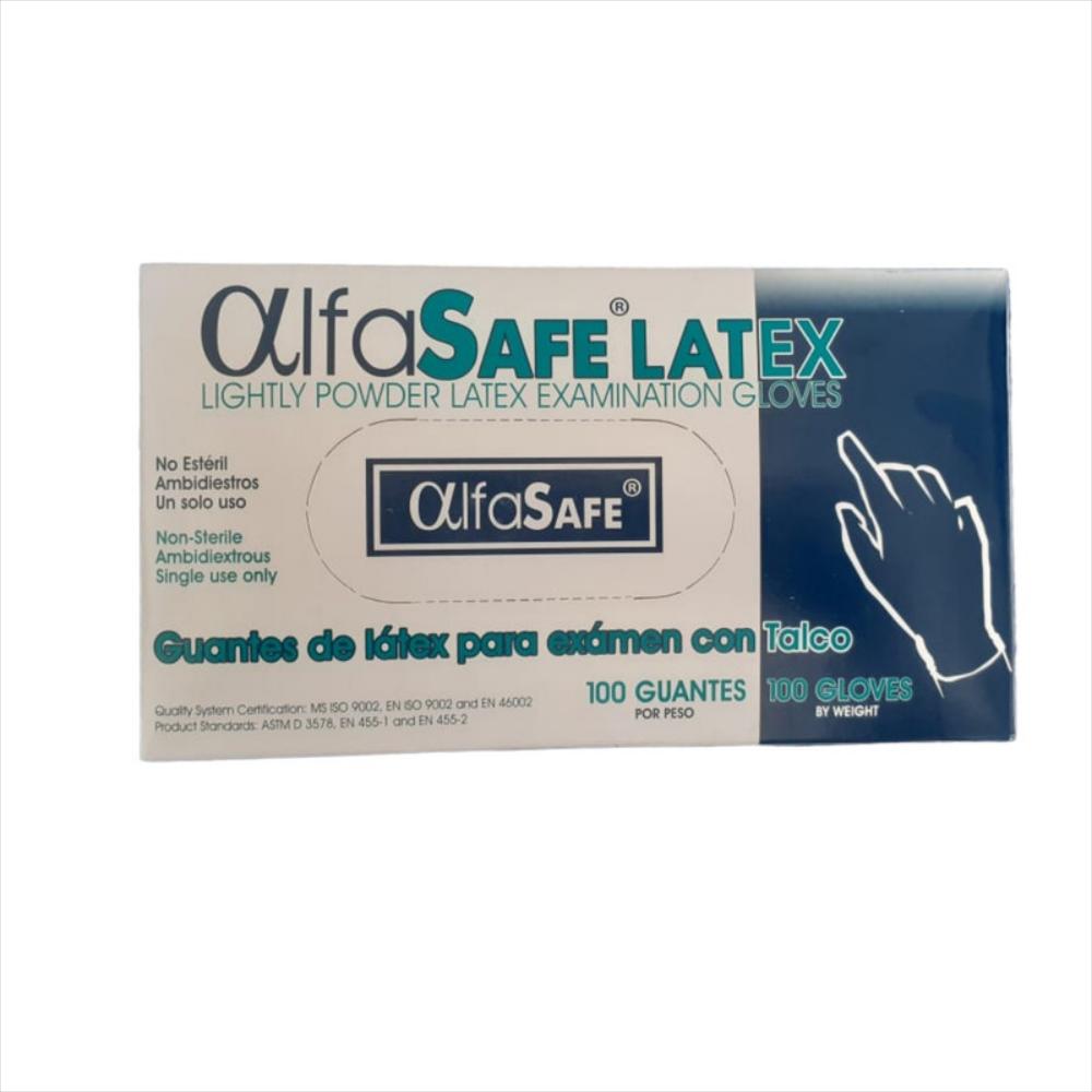 Caja Guantes Latex 100 Unidades Blanco
