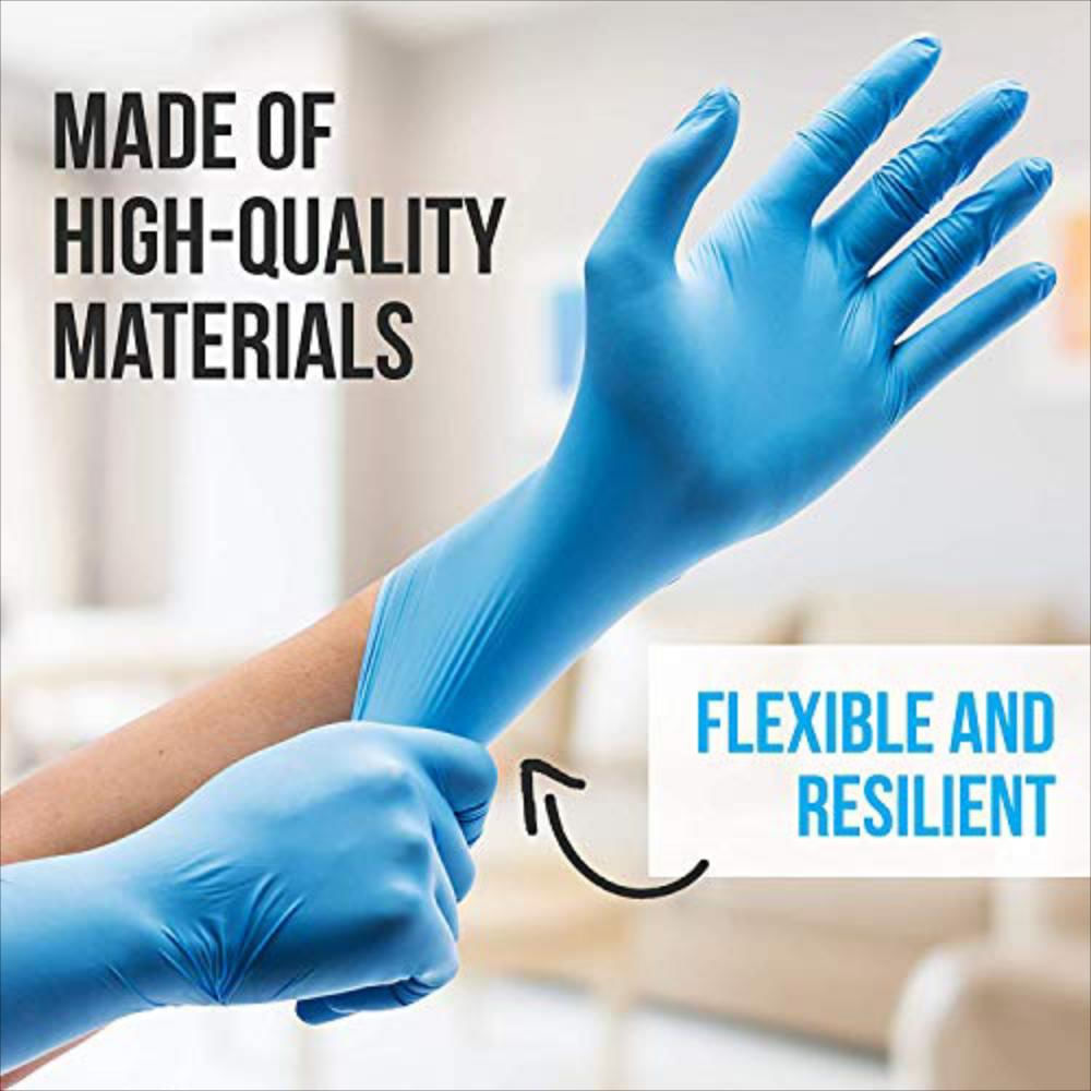 Guantes De Nitrilo Desechables Suaves 100 Pc