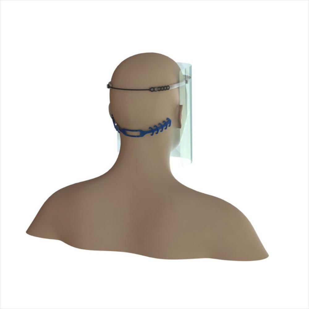 Sujetador De Tapabocas Plástico Blanco X 100 Unds img #3