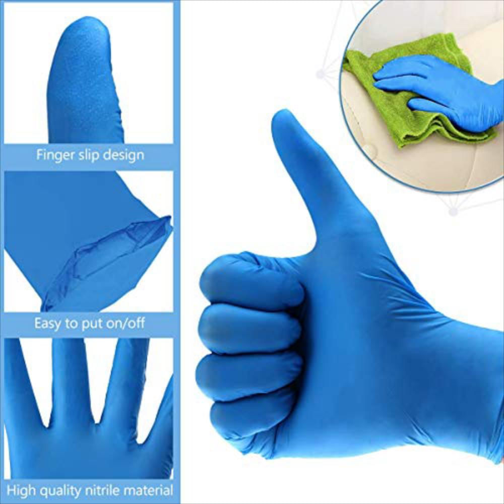 Guantes De Nitrilo Desechables, 100Pcs Talla M img #4