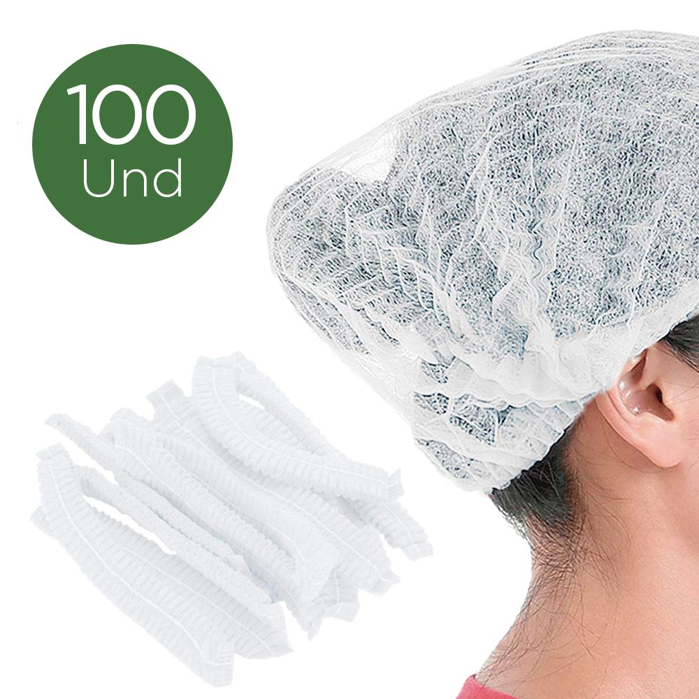 Gorro Desechable Blanco X 100 Unidades