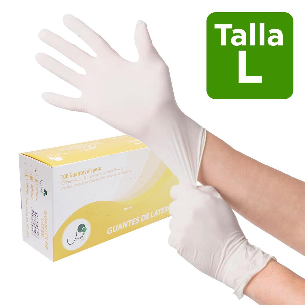Guante Latex Con Talco X 100 Unidades Talla L