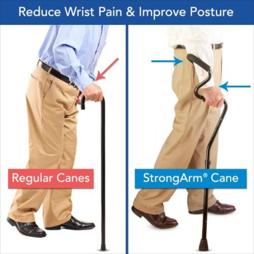 Bastón Ligero Ajustable Soporte Para Caminar img #2