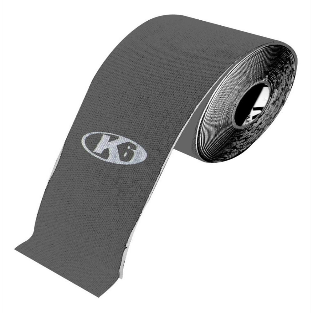 Cintas Kinesiológicas Elásticas Deportivas Rollo 2.5M X 5Cm Gris
