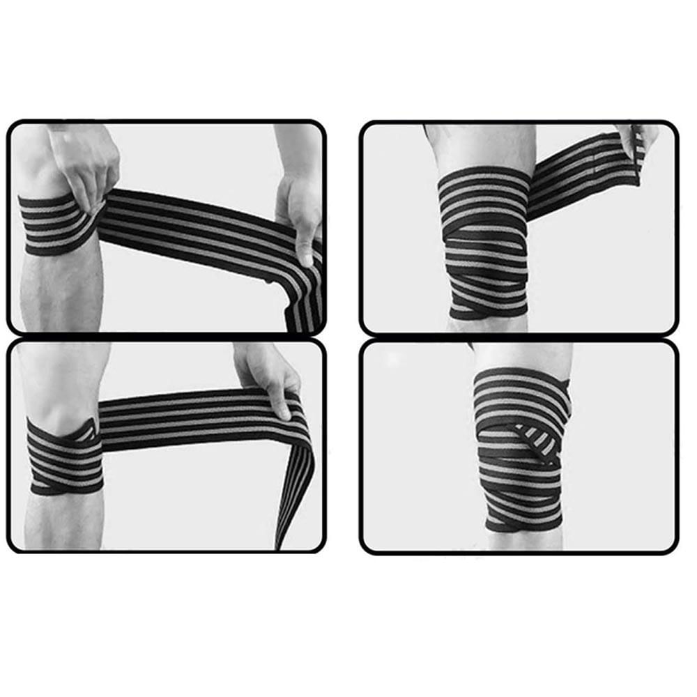 Vendas Elasticas Rodilla Protector Ajustable X 2 Unidades img #4