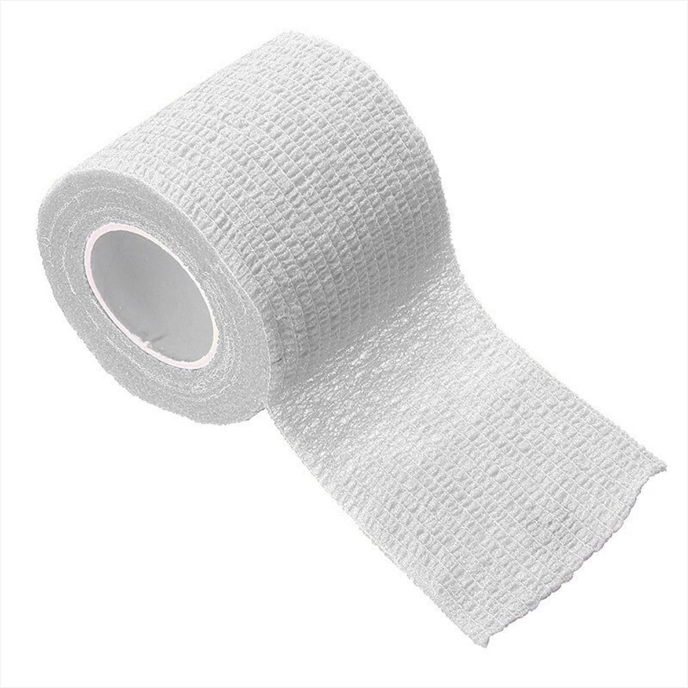 Vendaje Autoadhesivo Elástico Para Deportes Color Blanco