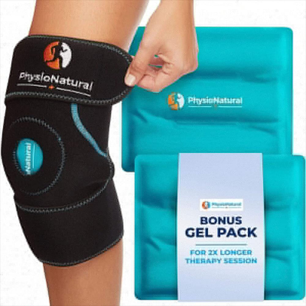 Soporte De Compresa De Hielo Ajustable Para Rodilla