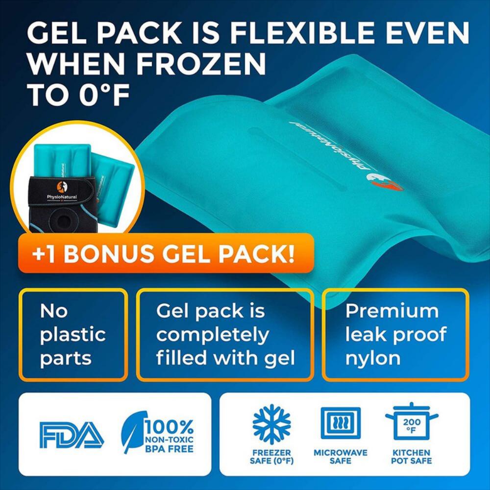 Soporte De Compresa De Hielo Ajustable Para Rodilla img #2