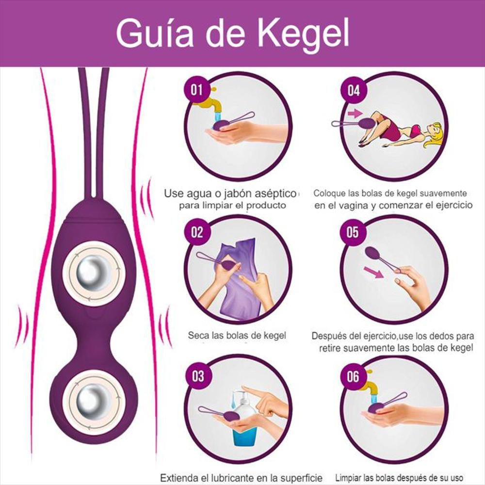 Kit Pesas Ejercicio De Kegel Mujer Nivel Progresivo Silicona img #4