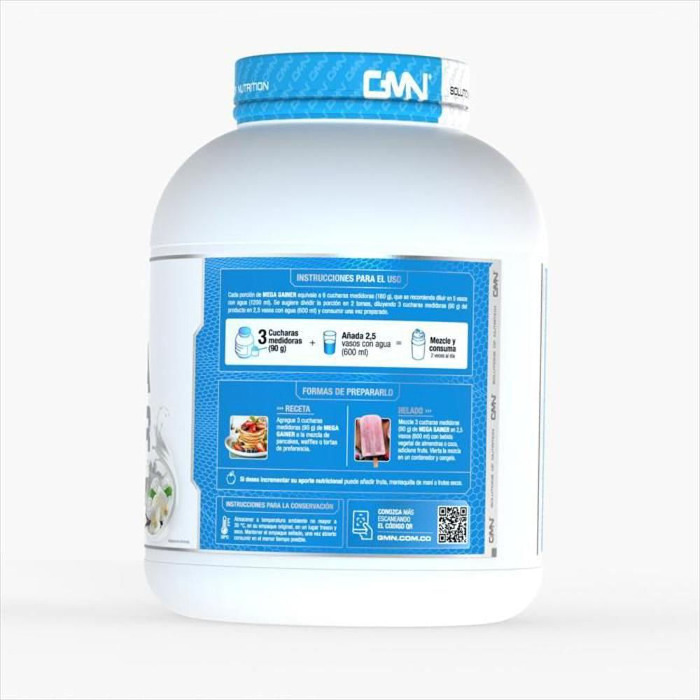 Proteína Sin Azúcar Añadida Gmn Mega Gainer 5 Lb img #2