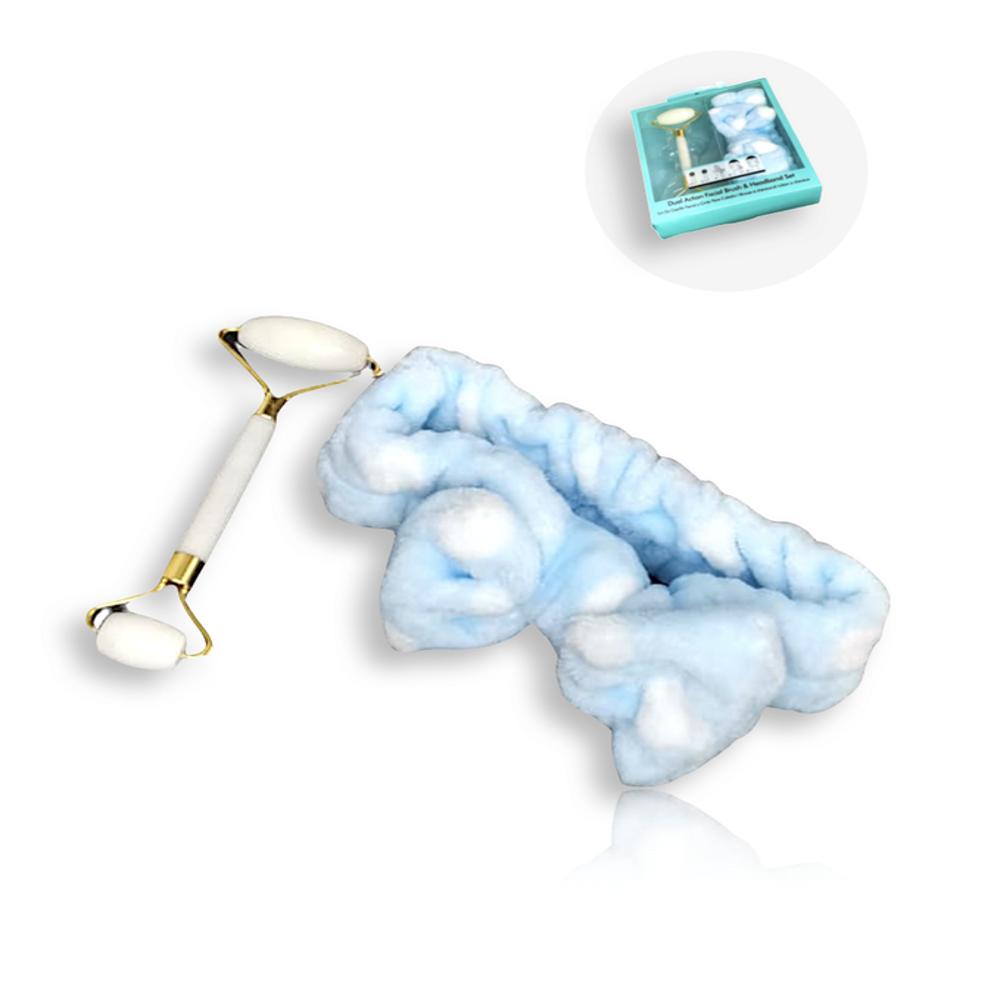 Kit Rodillo Facial Doble Acción + Diadema Multicolor img #3