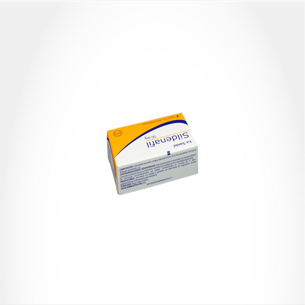 Sildenafil La Sante Sildenafil 50Mg Tab Oral Caj 2 Tab 1 U img #2