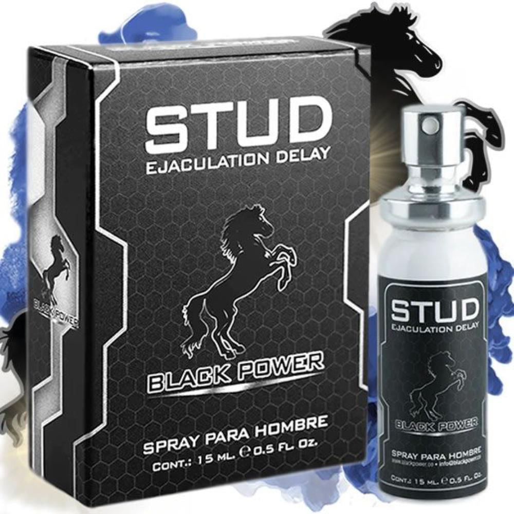 Lubricante Intimo Hombre Retardante Spray Black Horse Stud img #1