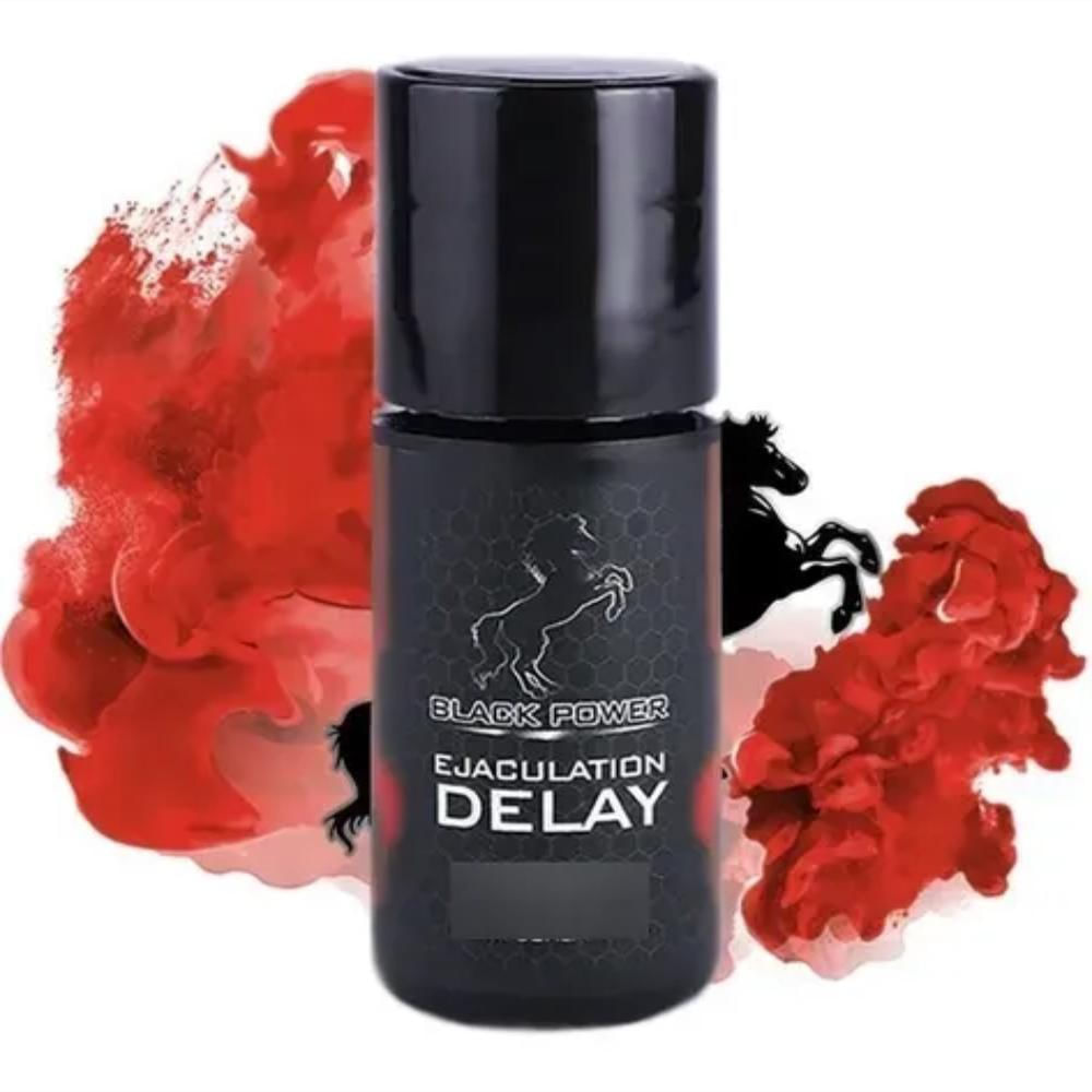 Lubricante Gel Intimo Hombre Retardante Delay Black Power