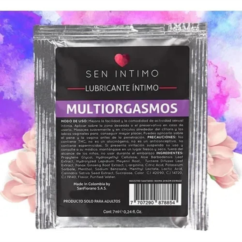 Lubricante Intimo Sen Multiorgasmos Sachet Invima