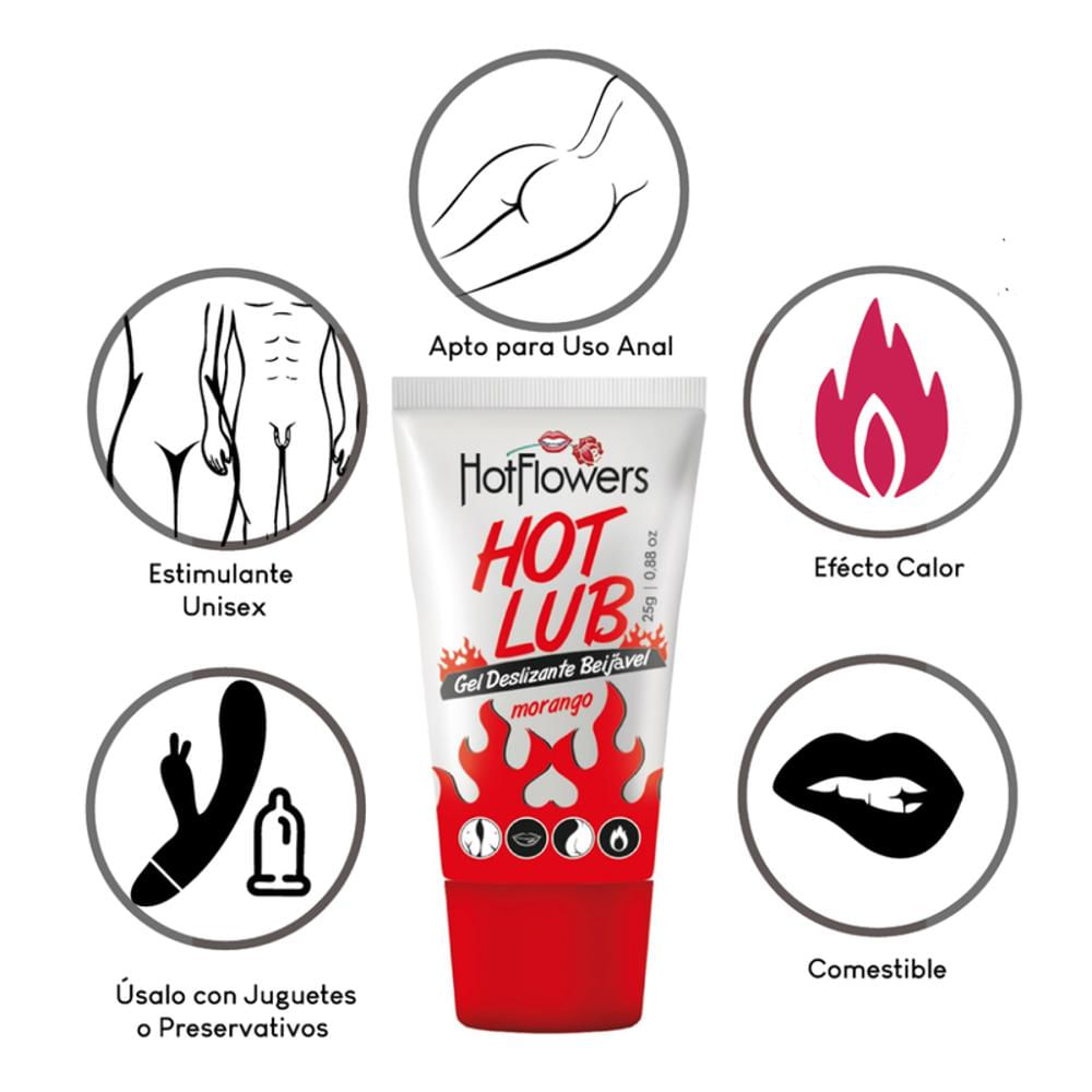Lubricante Caliente Hot Flowers 25Gr img #2