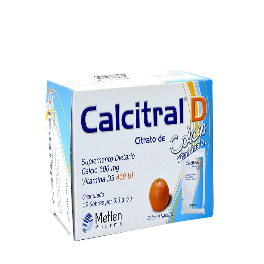 Calcio Vitamina D3 Calcitral Caj 15 So img #4