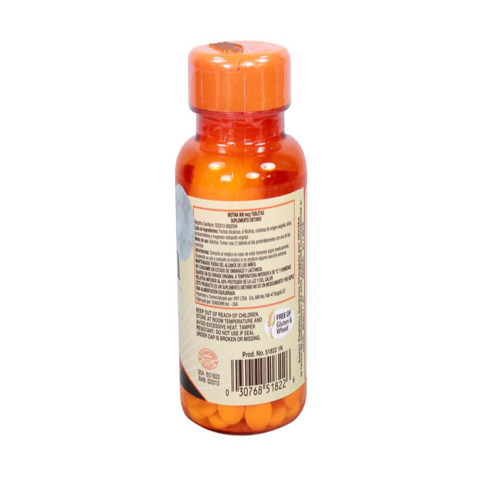 Biotin Sundown Naturals Fra 60 Tab img #3