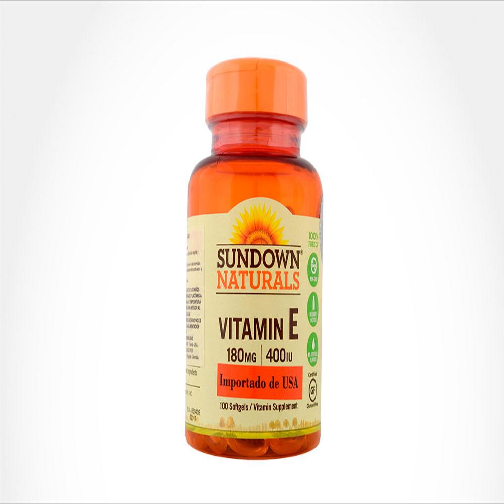 Vitamina E Sundown Naturals 400Ui Fra 100 Cap