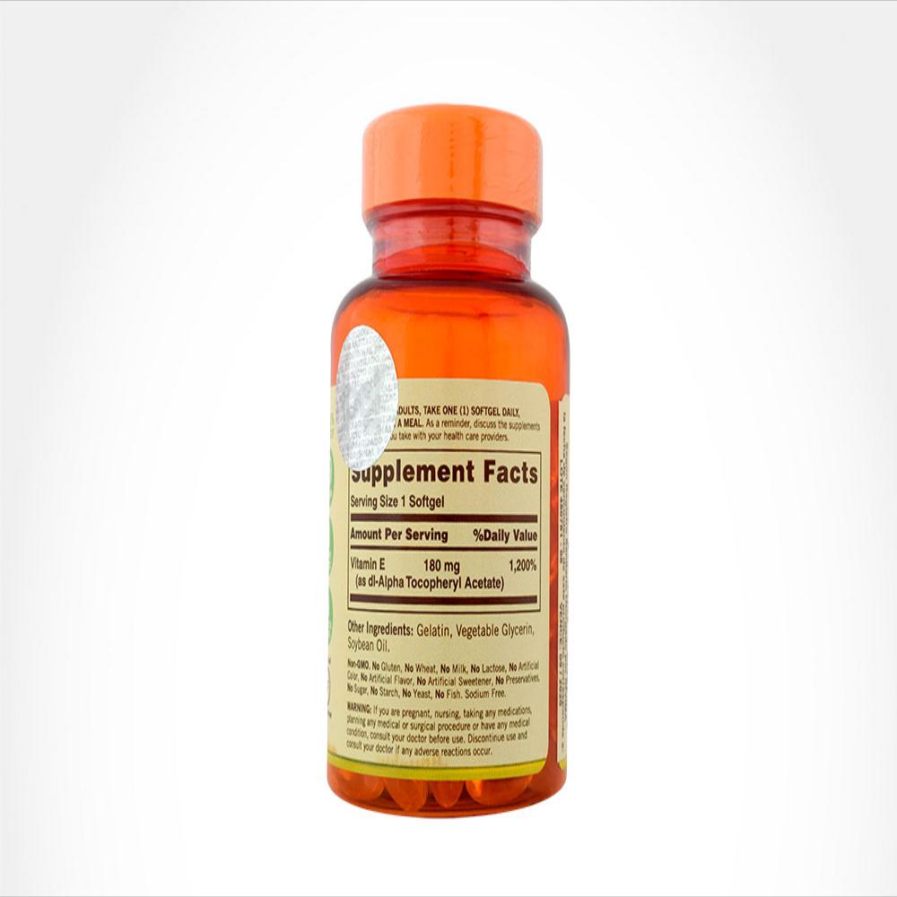 Vitamina E Sundown Naturals 400Ui Fra 100 Cap img #2