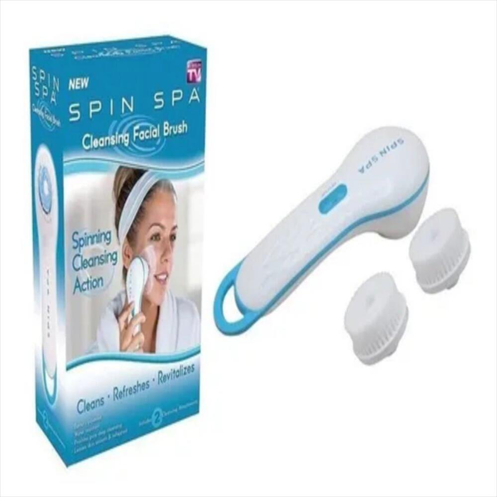 Spin Spa Cepillo Rotativo Limpieza Facial Exfoliante