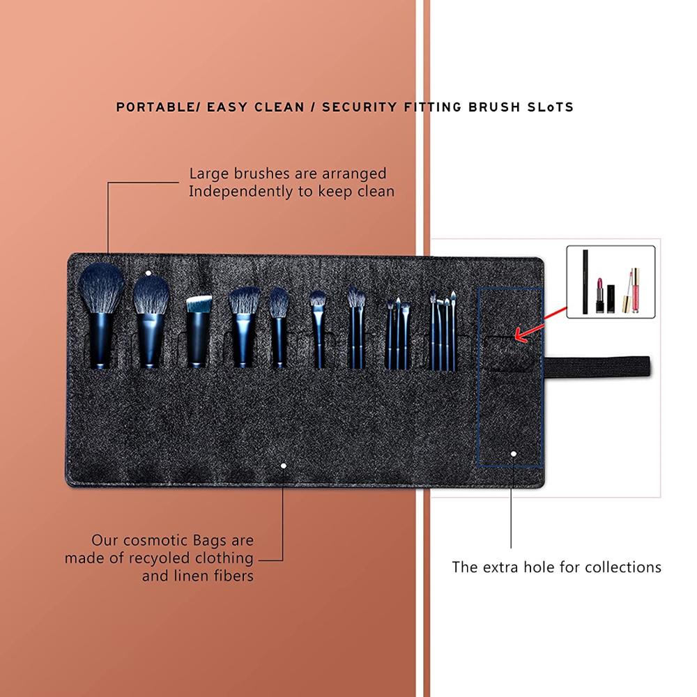 Juego De Brochas De Maquillaje Profesional Por 15 Piezas img #2